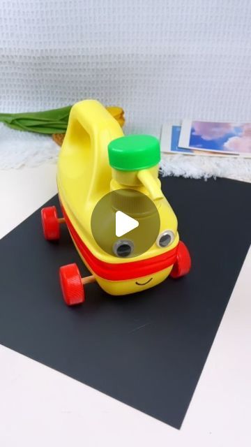 Handmade Crafts on Instagram: "😊🤓Need a quick & fun activity? 🙅Don't throw away used dishwashing liquid bottles!😮You can make a fun car for your children in just a few simple steps.🚮♻️ . . . . . . #waitforit #kidskrafts #sustainablefun #DIYwithKids #CraftyFun #FamilyTime #DIY #handmade #crafts #diy #creative #handcrafted #diycar #funtime" Diy With Kids, Dishwashing Liquid, Diy Car, Diy Creative, Bottle Art, Viral Pins, Diy Handmade, Crafts Diy, Family Time