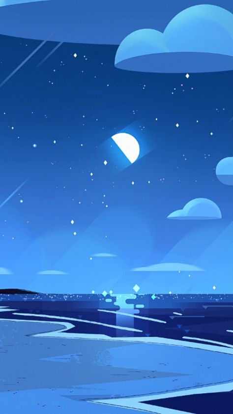 Steven Universe Blue Wallpaper, Steven Universe Blue Aesthetic, Blue Universe Wallpaper, Steven Universe Background Art, Steven Universe Background, Universe Wallpaper, Steven Universe Wallpaper, Steven Universe Characters, Bee And Puppycat