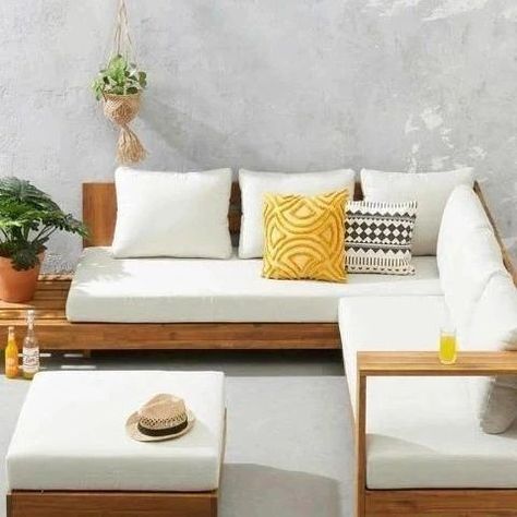 Sectional Sofa Layout, Sectional Ideas, Sofa Couch Design, Couches Living, Deep Couch, Sofa Design Wood, Furnitur Ruang Keluarga, Shape Sofa, Wooden Sofa Set Designs