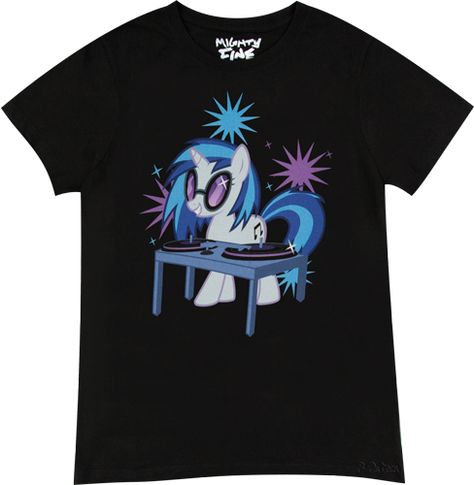 Womens DJ Pony Shirt Mlp Shirt Aesthetic, Mlp Shirt, Dj Pony, Pony Shirt, My Little Pony Collection, Silly Clothes, Silly Shirt, 80s Tees, Magic Design