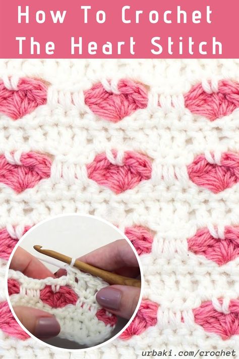 Heart Blankets, Heart Blanket Crochet Pattern, Heart Blanket Pattern, Yarn Projects Crochet, Crochet Heart Blanket, Heart Stitch, Heart Stuff, Baby Afghan Crochet Patterns