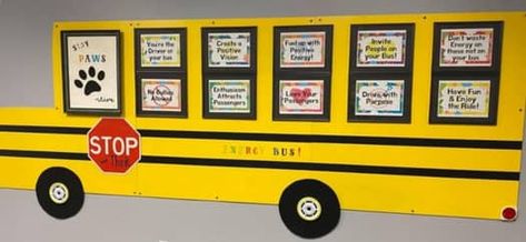 Energy Bus 10 Rules 10 Posters by Julia Henrichs | TPT Energy Bus Bulletin Board, Positive School Culture, Think Sheet, Energy Bus, School Culture, Life Poster, Art Classroom, Fuel, Energy