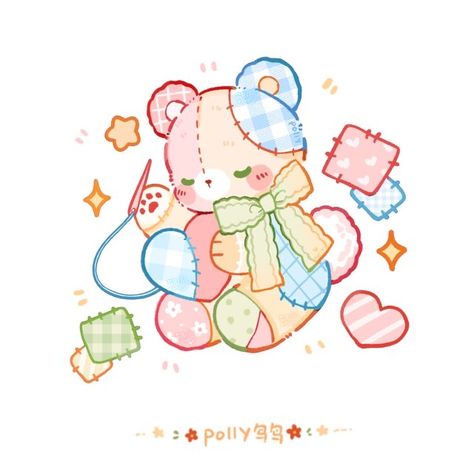 Doodles Cute, 귀여운 음식 그림, Cocoppa Wallpaper, 강아지 그림, Kawaii Illustration, Animal Illustrations, Cute Animal Drawings Kawaii, Cute Doodles Drawings, Sew On Patch