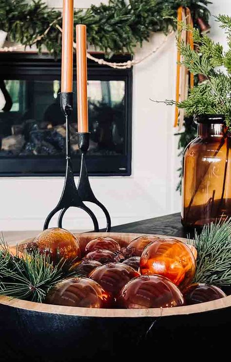 Amber Glass Christmas Decor, Diy Amber Glass Ornaments, Amber Glass Ornaments, Amber Glass Christmas, Winter Ideas, Gaming Decor, Christmas Advent, Glass Christmas Ornaments, Christmas Decorating