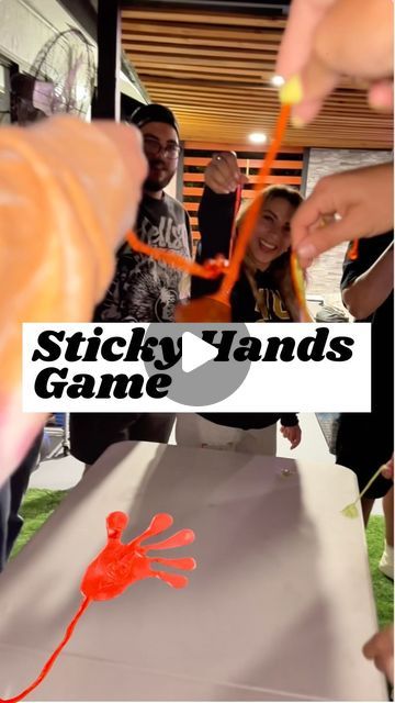 Nicole Martinez on Instagram: "This sticky hands game was so fun & easy to play with lots of people 🥳 save for your next party!  #partygames #stickyhands #slappyhands" Table Hand Slap Game, Sticky Hands Game, Games To Play With Big Groups, Sticky Hand Game, Big Family Games, Survivor Games For Adults, Big Group Games, Games For Big Groups, Slap Game