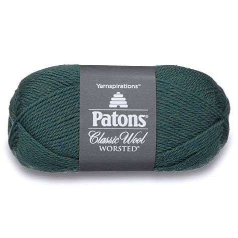 Amazon.com: Patons Classic Wool Yarn - (4) Medium Gauge 100% Wool - 3.5oz - Jade - For Crochet, Knitting & Crafting Aquarium Shop, Patons Classic Wool, Crochet Knitting, Worsted Weight Yarn, Worsted Weight, Wool Yarn, Jade, Yarn, Sewing