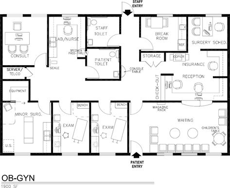 image Medical Centre Interior Design, Polyclinic Design Plan, Medical Clinic Floor Plan, Hospital Layout Floor Plans, Consultation Room Design, Hospital Layout, Brochure Design Ideas, Hospital Floor Plan, Consultation Room