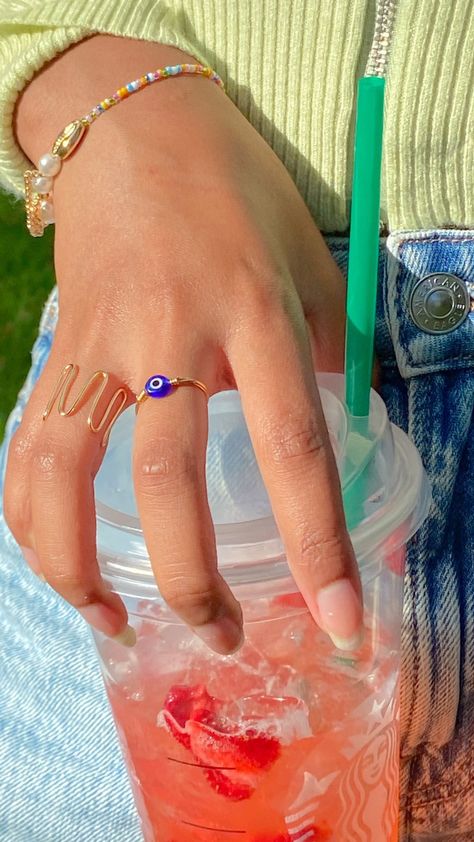 Ring Wire, Wire Ring, Evil Eye Ring, Blue Evil Eye, Wire Rings, Eye Ring, Ring Blue, Cute Rings, Affordable Jewelry