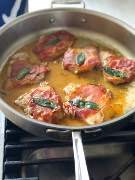 Saltimbocca Veal, Veal Cutlet Recipes, Veal Dishes, Osso Buco Recipe, Chef Ramsey, Veal Saltimbocca, Saltimbocca Recipe, Cultural Foods, Veal Stew