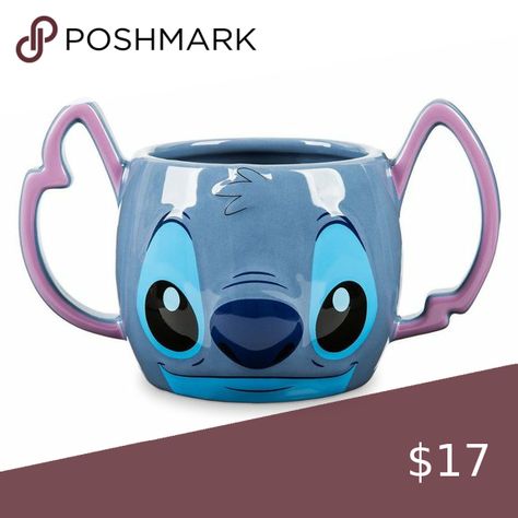 NWT Disney Lilo & Stitch Ears Ceramic Mug Disney Stores, Lilo And Stitch Merchandise, Stitch Ears, Lilo Und Stitch, ليلو وستيتش, Disney Mug, Disney Coffee Mugs, Lilo And Stitch Quotes, Disney Cups