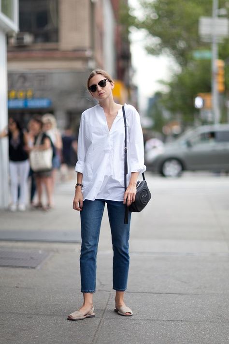 White Shirt Outfits, Look Office, Fashion Tips For Women, 가을 패션, Casual Style Outfits, Looks Style, Outfit Casual, Minimalist Outfit, Minimal Fashion