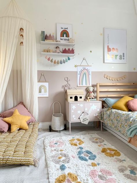 Girls Bedroom Makeover, Girl Room Inspiration, Toddler Bedroom Girl, Big Girl Bedrooms, Toddler Girl Room, Toddler Room Decor, Kids Room Inspiration, Toddler Rooms