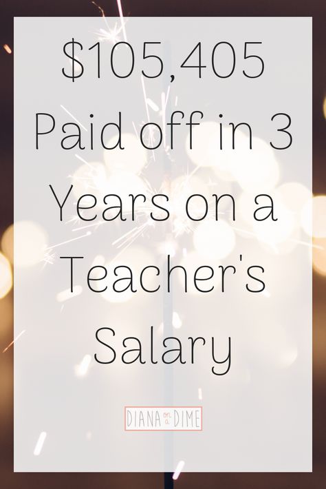 $105,405 Paid off in 3 Years on a Teacher's Salary Student Loans Paid Off, Legacy Planning, Teacher Salary, Debt Payoff Plan, Life Plans, Debt Freedom, Student Loan Forgiveness, Paying Off Student Loans, Financial Organization