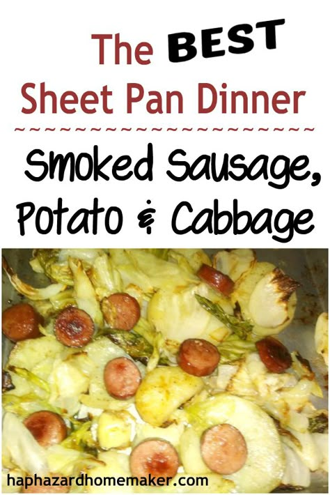 pieces. Sheet Pan Smoked Sausage And Potatoes, Cabbage Sausage Potatoes In Oven, Sheet Pan Sausage And Veggies And Potatoes, Smoked Sausage Cabbage And Potatoes, Sausage And Cabbage Sheet Pan Dinner, Sausage Potato Onion Sheet Pan, Cabbage Sausage Potato, Smoked Sausage Veggie Sheet Pan, Cabbage And Smoked Sausage