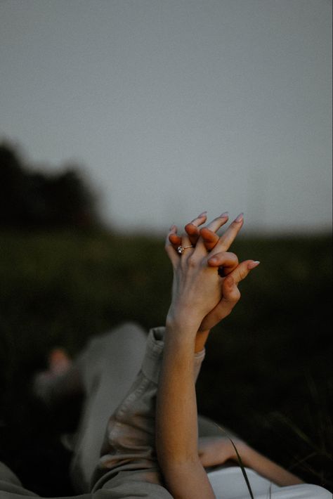 Couple In Woods Aesthetic, Fairycore Engagement Photos, Cool Toned Photography, Whimsical Engagement Photoshoot, Unposed Engagement Photos, Fairytale Couple Photoshoot, Nature Couples Photoshoot, Engagement Shoot Forest, Medieval Love Aesthetic