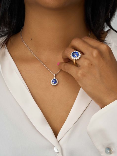 Cornflower Blue Sapphire Ring, Birks Jewellery, Blue Sapphire Diamond Pendant, Royal Blue Sapphire Ring, Manifesting 2024, Cornflower Blue Sapphire, Jewelry Questions, Sapphire Diamond Pendant, Diamond Pendants Designs