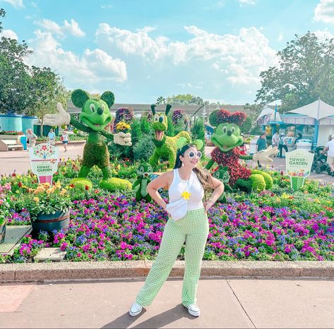 Disney Flower And Garden Festival Outfit, Epcot Flower And Garden Festival Outfit, Flower And Garden Festival Outfit, Epcot Outfit, Disney Outfit Inspo, Disney Ootd, Epcot Flower And Garden Festival, Disney Fits, Disney Outfit