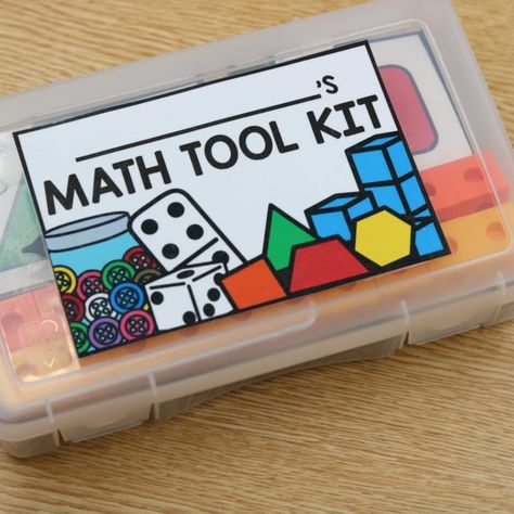 Math Tool Box First Grade, Math Tool Box Kindergarten, Math Toolbox First Grade, Math Boxes Kindergarten, Math Toolkit First Grade, First Grade Math Tool Kit, Kindergarten Math Tool Kit, Math Tool Kit 2nd Grade, Math Tool Kit Kindergarten