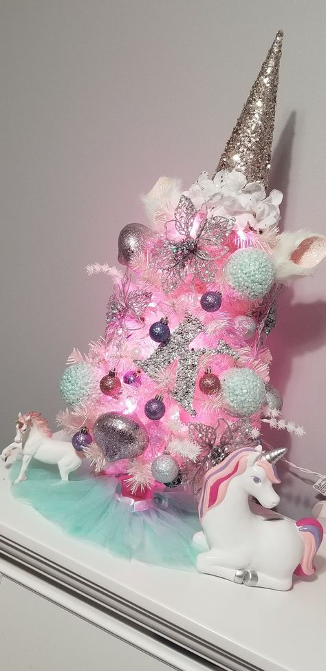 Because who wouldn't want a unicorn tree?! Unicorn Tree, A Unicorn, Trees, Christmas, Instagram