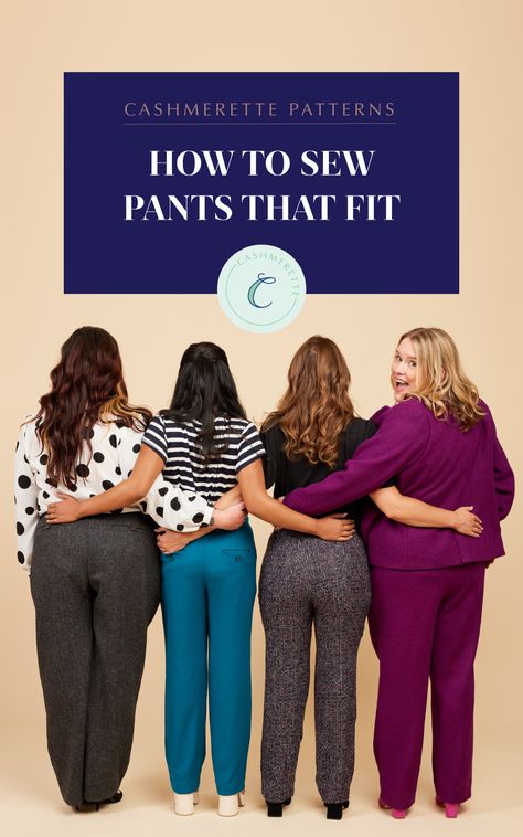 Women’s Pants Sewing Pattern, Woman Pants Pattern, Quilted Pants Pattern, Trouser Pants Pattern Trouser Pants Pattern For Women, Womens Pants Pattern, Trouser Pants Pattern For Women, How To Sew Pants, Trouser Fits, Women Trousers Pattern