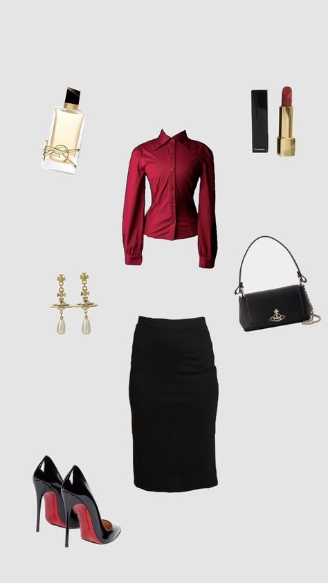 office outfit 💋 #louboutin #expensive #officesiren #fyp #outfitinspo #wishlist Office Secretary Outfits, Secretary Outfits Offices, Secretary Outfits, Office Outfit, Wish List, Office Outfits, Pins