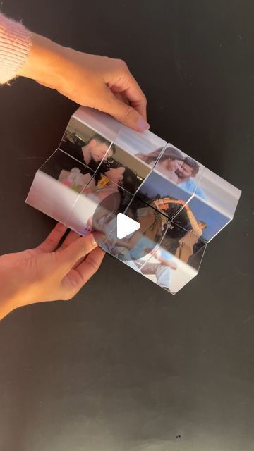 Photo Cube Diy Paper, How To Make Cubes Out Of Paper, Cube Making With Paper, How To Make An Infinity Cube, Infinity Box Diy, Diy Photo Crafts Homemade Gifts, Magic Photo Cube, How To Make Infinity Cube, How To Make A Cube Out Of Paper