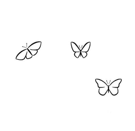 Tattoo Simplistic, Stencils Simple, Outline Butterfly, Stencil Simple, Tattoo Butterflies, Outline Ideas, Tattoo Dainty, Tattoo Easy, Doodles Aesthetic