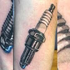 Spark Plug Tattoo, Plug Tattoo, Harley Tattoo, Harley Tattoos, Piercing Tattoo, Spark Plug, Tatting, Art Tattoo, Tattoo Ideas