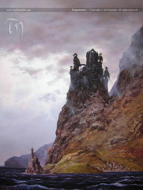 Ted Nasmith, Asoiaf Art, Gra O Tron, Games Of Thrones, Iron Throne, Game Of Thrones Art, Valar Morghulis, Fantasy Novels, Fire And Ice