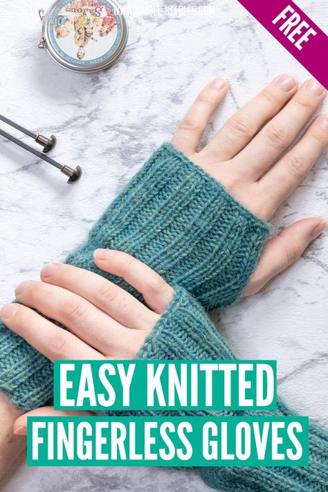 Easy Gloves Knitting Pattern, Finger Less Gloves Knitting, Knitting Mittens For Beginners, Knitting Gloves Fingerless, Knitting Patterns Free Fingerless Gloves, Fingerless Glove Knitting Patterns Free, How To Knit Fingerless Gloves Easy, How To Knit Gloves For Beginners, Easy Knit Mittens For Beginners