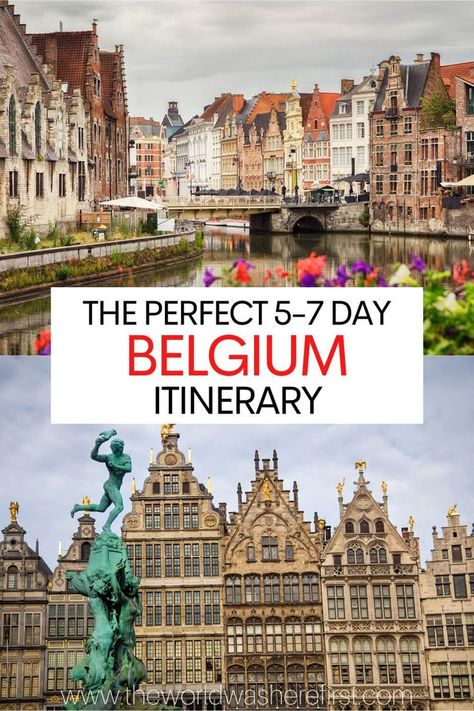 This Belgium itinerary is perfect for those looking to spend 5 to 7 days exploring this beautiful European country! Belgium Itinerary, Brussels Travel, Europe 2024, Eating Chocolate, In Bruges, Bruges Belgium, Belgium Travel, Netherlands Travel, Voyage Europe