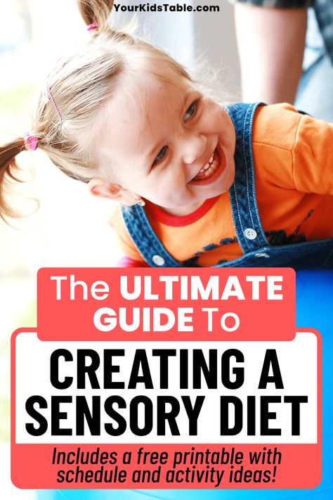 Sensory Processing Disorder Toddler, Diet Template, Sensory Processing Activities, Help Kids Focus, Social Skills For Kids, Sensory System, Sensory Diet, Processing Disorder, Sensory Issues