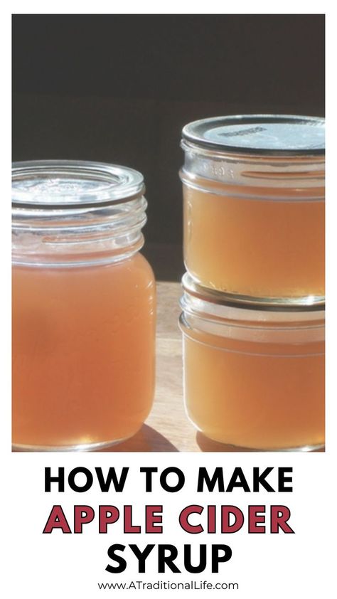 How to Make Apple Cider Syrup Fermenting Recipes, Make Apple Cider, Apple Cider Syrup, Today I Feel, Apple Jelly, Fermentation Recipes, Sparkling Cider, Pint Jars, Easy Lunch Recipes