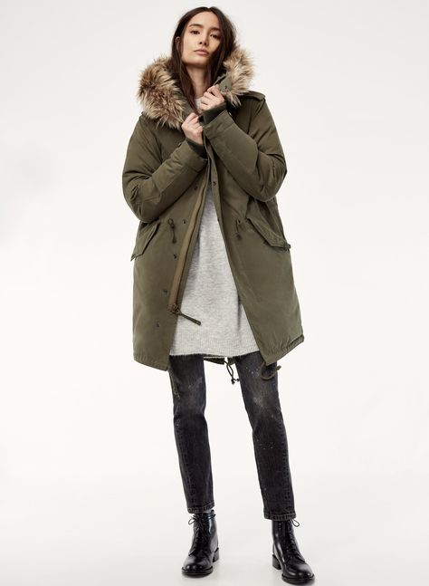 Community VERMONT PARKA | Aritzia Parka Style, Water Resistant Fabric, Fashion 2018, Vermont, West Coast, Canada Goose Jackets, Stay Warm, Parka, Merino Wool