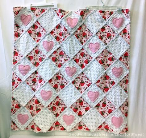 Strawberry Shortcake Quilt, Strawberry Shortcake Theme, Strawberry Shortcake Baby, Rag Quilt, Strawberry Shortcake, Baby Quilts, Batteries, Quilting, Quick Saves