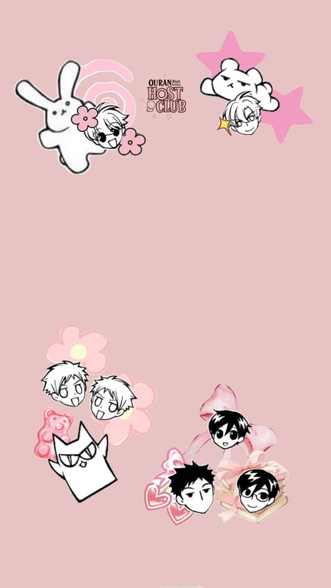 OHSHC 💗💗 Ouran High School Host Club Honey, Ouran High School Host Club Wallpaper Iphone, Honey Ohshc, Ouran High School Host Club Wallpaper, Ohshc Wallpaper, Host Club Wallpaper, Club Wallpaper, Ouran Highschool, Ouran Host Club