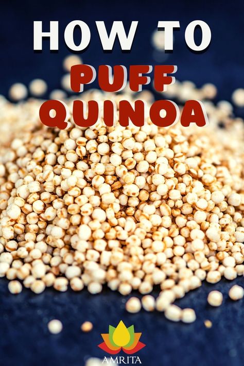 How To Make Quinoa Puffs, Ways To Use Quinoa, Recipes Using Puffed Quinoa, Quinoa Bars Recipes, Baking With Quinoa, How To Make Crunchy Quinoa, Quinoa Puffs Recipes Healthy, Quinoa Crisps Recipe, Quinoa Crispy Treats