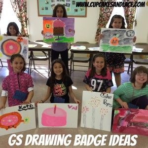 Junior Drawing Badge, Brownie Painting Badge, Brownie Painting, Junior Badges, Girl Scout Levels, Brownie Badges, Girl Scout Troop Leader, Badge Ideas, Brownie Girl Scout