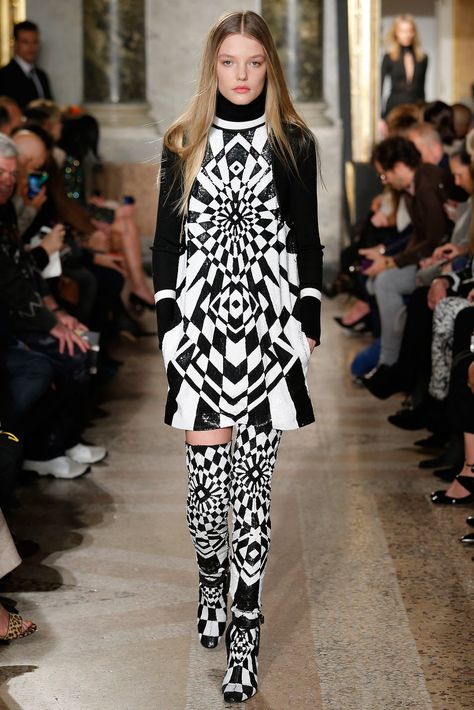 Pucci Dress, Fashion Week 2016, Fashion Week 2015, 2015 Fashion, 2016 Fashion, Emilio Pucci, Fall 2015, Op Art, Looks Style