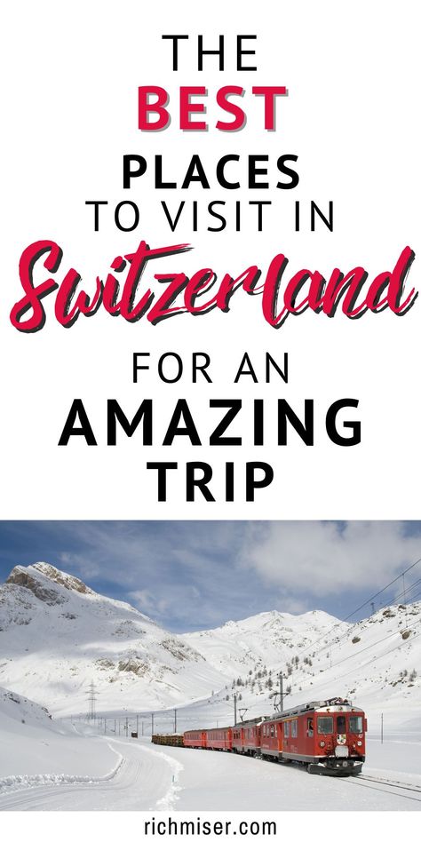 The Best Places to Visit in Switzerland for an Amazing Trip! Where you need to visit when you travel to Switzerland. Tips for traveling Switzerland #switzerland #travel #traveldestinations #traveltips #placestotravel #placestovisit #therichmiser Switzerland With Kids, Things To Do In Switzerland, Places To Visit In Switzerland, Switzerland Summer, Switzerland Itinerary, Switzerland Vacation, Switzerland Cities, Visit Switzerland, Countries In The World