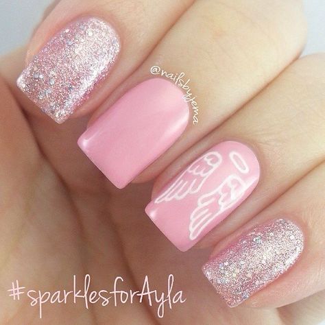 Pretty in pink Do It Yourself Nails, Nails Dip Powder, Angel Nails, French Manicures, Nails Dip, Finger Nail Art, Super Nails, Pink Nail Designs, Trendy Nail Design