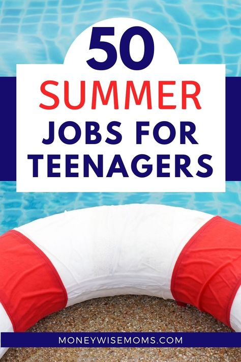 Teens can learn responsibility and earn money with a part time summer job. This big list of summer jobs for a teenager has lots of options. 50+ ideas for ages 14-18 year olds to get summer jobs. Summer Job Ideas For Teens, Jobs For 16 Yo, Jobs For 17 Yo, Good Jobs For Teens, Best Jobs For Teens, Jobs For 15 Yo, Summer Jobs For 11-12, Teen Jobs List, Jobs For 14yrs