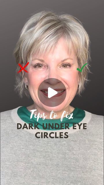 Ann Fulton on Instagram: "Tips to fix dark under eye circles! Dark under eye circles have plagued me since I was a child. I have tried lots of different products, but this routine works well, doesn’t crease or look cakey. Nothing will completely eliminate dark circles, but I feel a lot better when they are covered up. The products are by Your Name Cosmetics. I have used this brand of makeup and sold it when I owned my store for over 20 years. It is a private label brand and available from B Dark Circles Under Eyes Makeup, Concealer Tricks, Dark Under Eye Circles, Under Eye Circles, Dark Under Eye, Eye Circles, Undereye Circles, Private Label, Instagram Tips