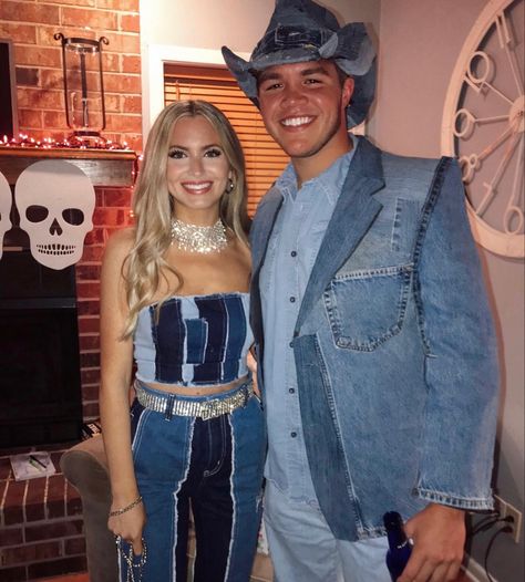 Costume Contest Winner, Diy Halloween Costume, Halloween Contest, Denim Hat, Denim Blazer, Contest Winner, Halloween Inspo, Costume Contest, Justin Timberlake