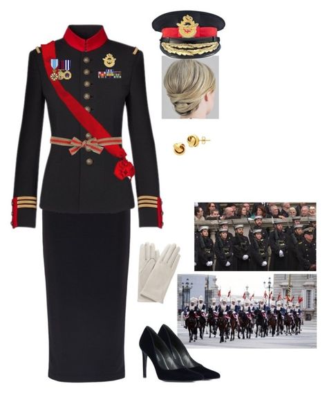 "Queen Rose of Enchanted Kingdom attends a military parade" by hm-queen-rose ❤ liked on Polyvore featuring T By Alexander Wang, Ralph Lauren Collection, jucca, Stuart Weitzman and Lord & Taylor Enchanted Kingdom Outfit Ideas, Queen Outfits Royal, Ambani Wedding, Clutch Outfit, Royal Outfit, Princesa Sophia, State Dinner, Enchanted Kingdom, Fox Clothing