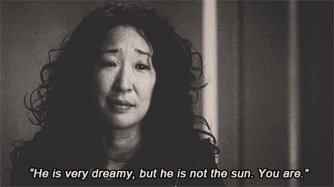 51 Things You Probably Didn't Know About "Grey's Anatomy". This is really cool!! And I love this quote from Cristina, "He's very dreamy. But he's not the sun. You are." Christina Yang, Miranda Bailey, Callie Torres, Jackson Avery, Arizona Robbins, Jessica Capshaw, Grey Quotes, Chasing Cars, Lexie Grey