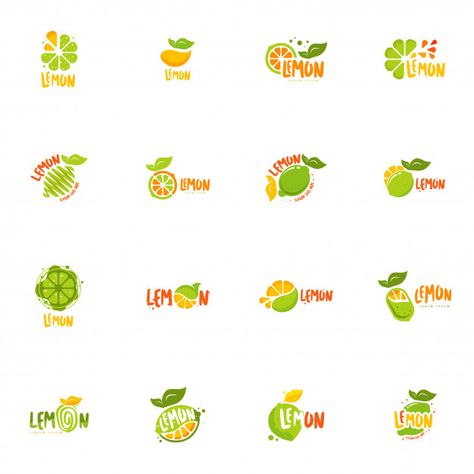 Lemon Logo Design, Citrus Logo, Lemon Logo, Fresh Logo, Fruit Logo, Christmas Cookies Easy, Book Icons, College Logo, Logo Restaurant