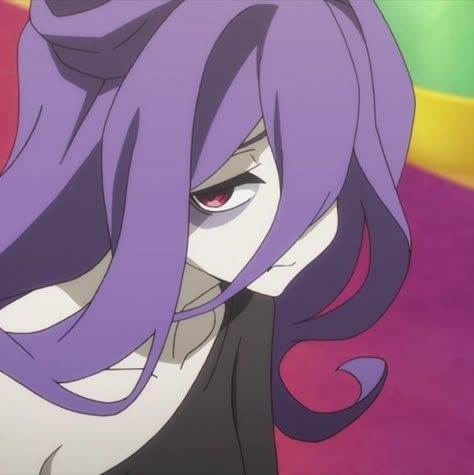 An Anime, Purple Hair, Anime Character, Rainbow, Purple, Red, Anime, Hair