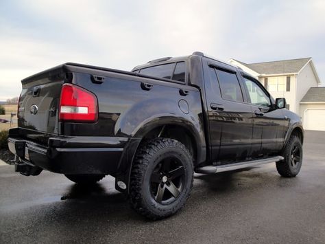 My current transport ...a modified 07 Sport Trac Limited. Ford Explorer Sport Trac Custom, Tire Ideas, Ford Sport Trac, Ford Ranger Edge, Ford Sport, Sport Truck, Sports Track, Dream Trucks, Motorcycle Shop