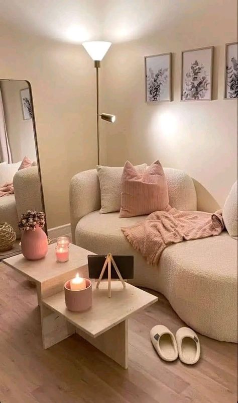 Room Inspo Clean, Pink Clean Girl Aesthetic, Clean Girl Aesthetic Room, Cozy Room Decor Ideas, Pink Clean Girl, Army Art, Pinterest Room, Cute Diy Room Decor, Dream Apartment Decor